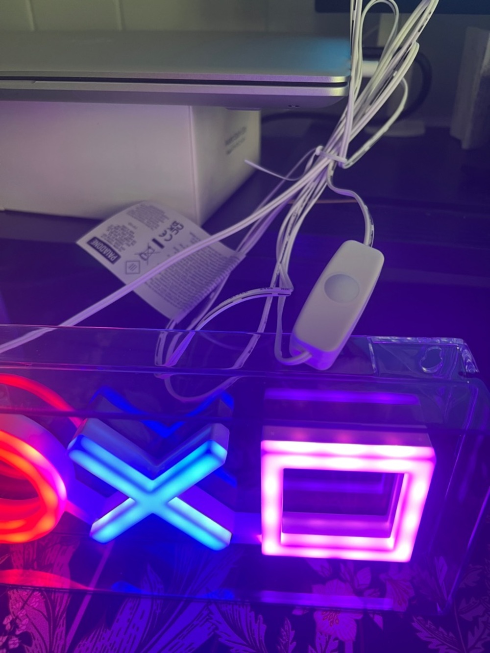 Brand new, 2 pack Paladone Sony PlayStation Icons LED Neon Light - Multicolor - Picture 8 of 8